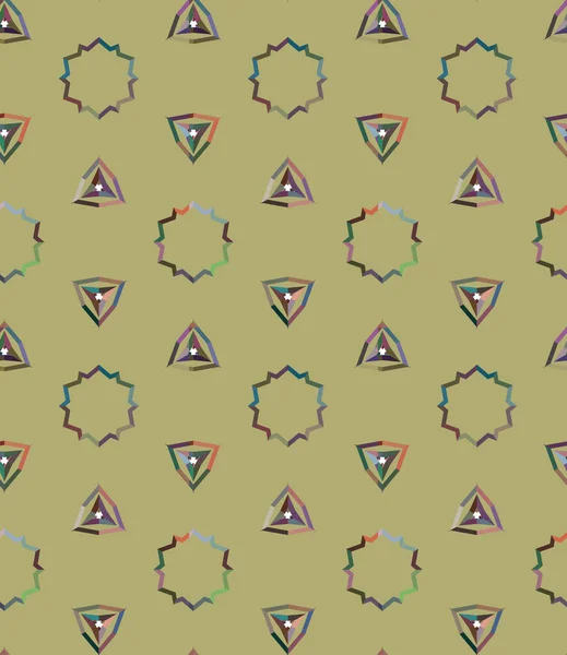 Patrón Vectorial Ornamental Geométrico Textura Diseño Sin Costuras — Archivo Imágenes Vectoriales