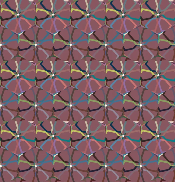 Patrón Vectorial Ornamental Geométrico Textura Diseño Sin Costuras — Archivo Imágenes Vectoriales