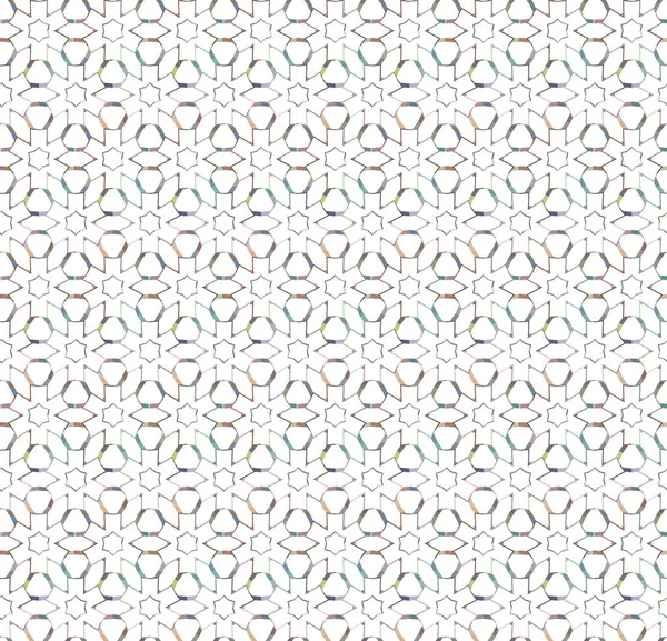 Geometrisches Ornamentales Vektormuster Nahtlose Design Textur — Stockvektor