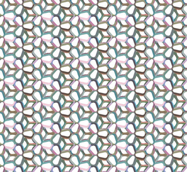 Geometric Ornamental Vector Pattern Seamless Design Texture — Stock Vector