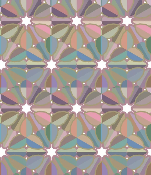 Patrón Vectorial Ornamental Geométrico Textura Diseño Sin Costuras — Archivo Imágenes Vectoriales