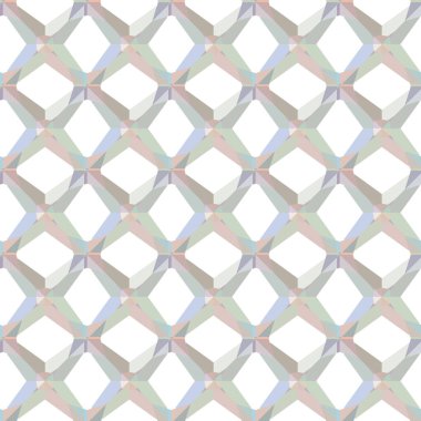 Geometrik süslemeli vektör deseni. Kusursuz tasarım dokusu