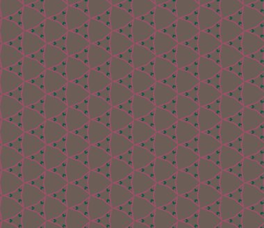 Geometrik süslemeli vektör deseni. Kusursuz tasarım dokusu 
