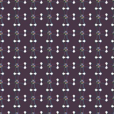 Geometrik süslemeli vektör deseni. Kusursuz tasarım dokusu 