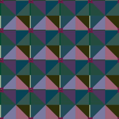 Geometrik süslemeli vektör deseni. Kusursuz tasarım dokusu 