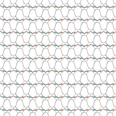 Geometrik süslemeli vektör deseni. Kusursuz tasarım dokusu 