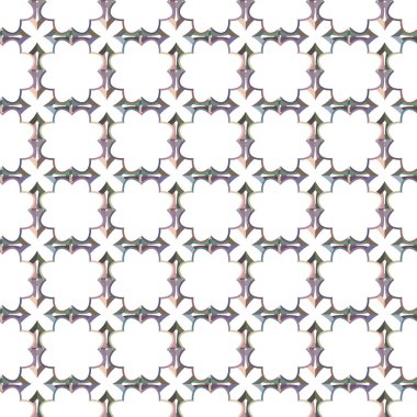 Geometrik süslemeli vektör deseni. Kusursuz tasarım dokusu 
