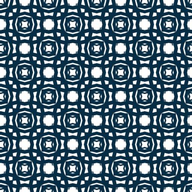 Geometrik süslemeli vektör deseni. Kusursuz tasarım dokusu