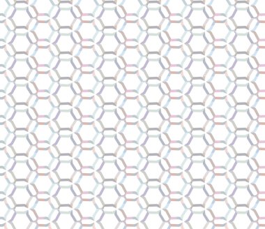 Geometrik süslemeli vektör deseni. Kusursuz tasarım dokusu 