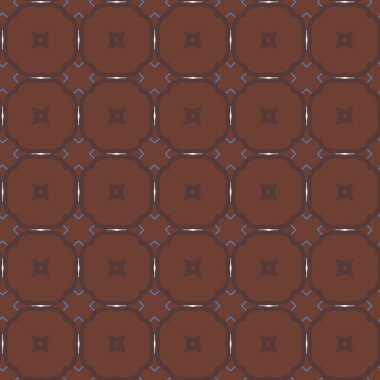 Geometrik süslemeli vektör deseni. Kusursuz tasarım dokusu