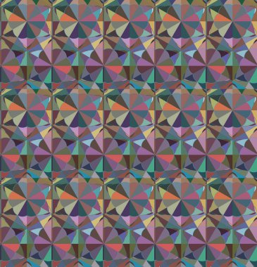 Geometrik süslemeli vektör deseni. Kusursuz tasarım dokusu 