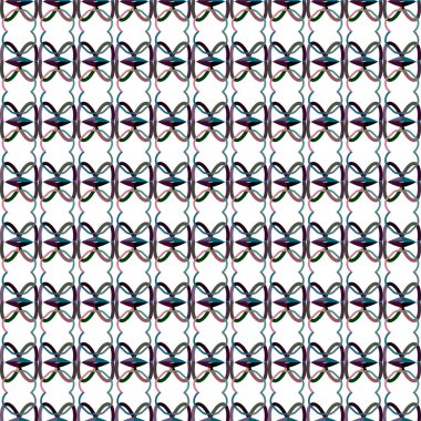 Geometrik süslemeli vektör deseni. Kusursuz tasarım dokusu 