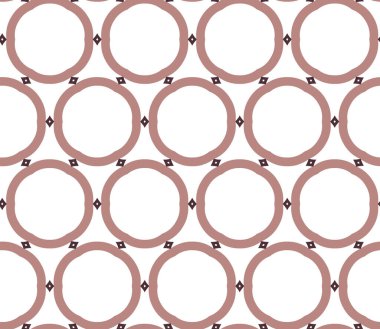 Geometrik süslemeli vektör deseni. Kusursuz tasarım dokusu