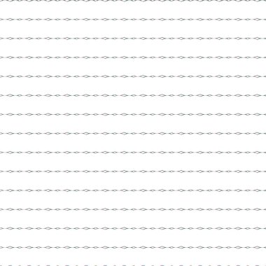 Geometrik süslemeli vektör deseni. Kusursuz tasarım dokusu 