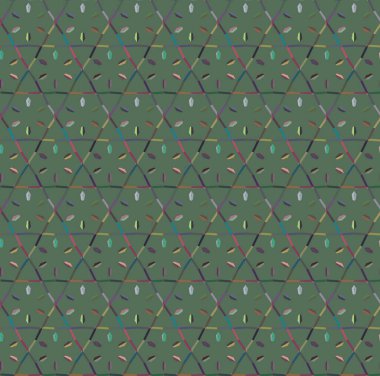 Geometrik süslemeli vektör deseni. Kusursuz tasarım dokusu