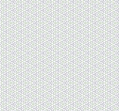 Geometrik süslemeli vektör deseni. Kusursuz tasarım dokusu 
