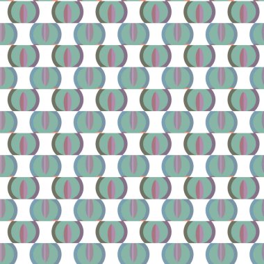 Geometrik süslemeli vektör deseni. Kusursuz tasarım dokusu 