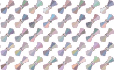 Geometrik süslemeli vektör deseni. Kusursuz tasarım dokusu 