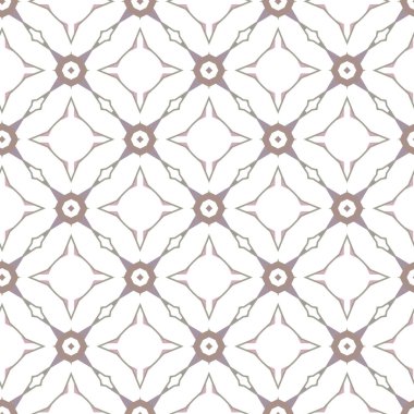 Geometrik süslemeli vektör deseni. Kusursuz tasarım dokusu 