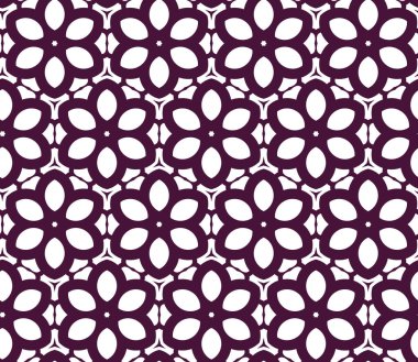 Geometrik süslemeli vektör deseni. Kusursuz tasarım dokusu