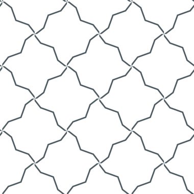 Geometrik süslemeli vektör deseni. Kusursuz tasarım dokusu