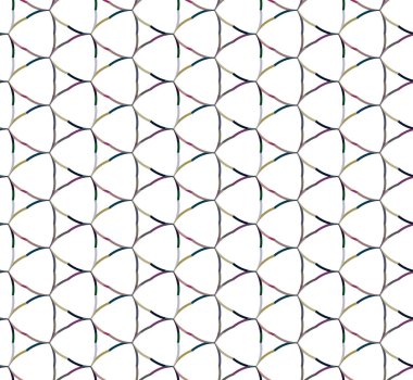 Geometrik süslemeli vektör deseni. Kusursuz tasarım dokusu 