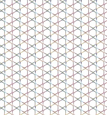 Geometrik süslemeli vektör deseni. Kusursuz tasarım dokusu