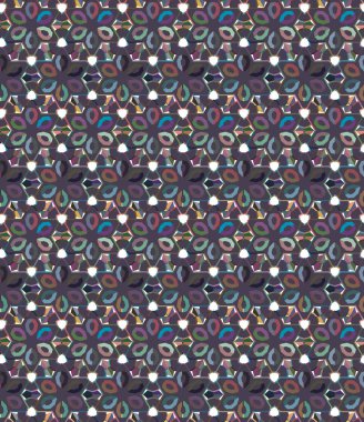 Geometrik süslemeli vektör deseni. Kusursuz tasarım dokusu 