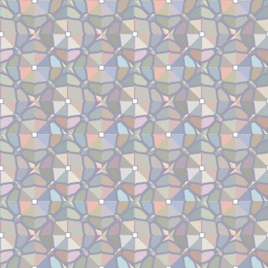 Geometrik süslemeli vektör deseni. Kusursuz tasarım dokusu 