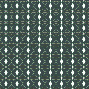 Geometrik süslemeli vektör deseni. Kusursuz tasarım dokusu 