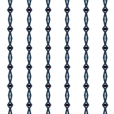 Geometrik süslemeli vektör deseni. Kusursuz tasarım dokusu 