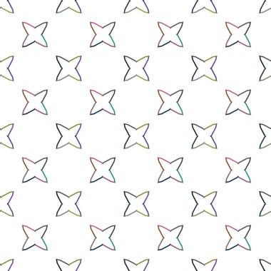 Geometrik süslemeli vektör deseni. Kusursuz tasarım dokusu 