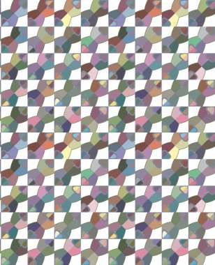 Geometrik süslemeli kusursuz desen. vektör illüstrasyonu