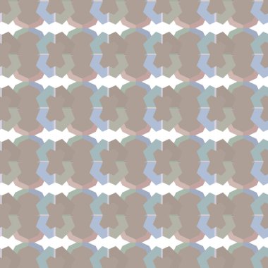 Geometrik süslemeli vektör deseni. Kusursuz tasarım dokusu 