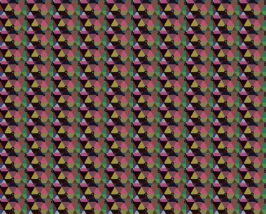 Geometrik süslemeli kusursuz desen. vektör illüstrasyonu