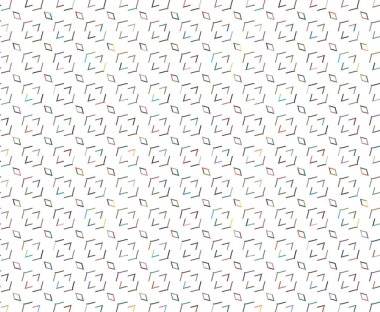 Geometrik süslemeli vektör deseni. Kusursuz tasarım dokusu