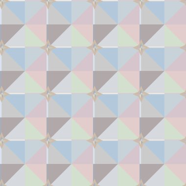 Geometrik süslemeli vektör deseni. Kusursuz tasarım dokusu 