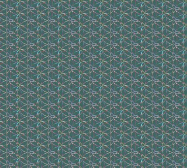 Geometrik süslemeli vektör deseni. Kusursuz tasarım dokusu