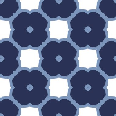 Geometrik süslemeli vektör deseni. Kusursuz tasarım dokusu 