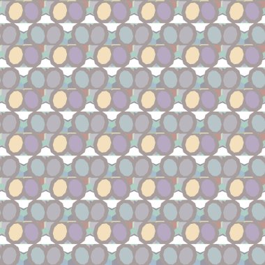 Geometrik süslemeli vektör deseni. Kusursuz tasarım dokusu 