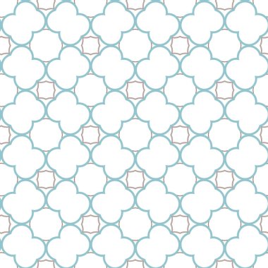 Geometrik süslemeli vektör deseni. Kusursuz tasarım dokusu 