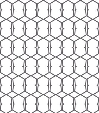 Geometrik süslemeli vektör deseni. Kusursuz tasarım dokusu 