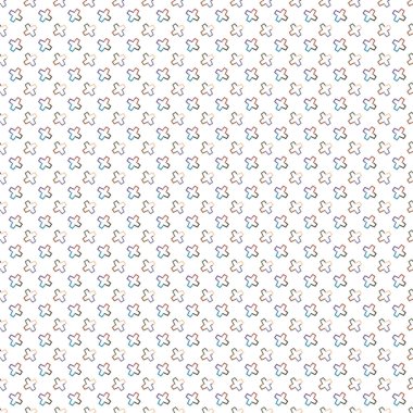 Geometrik süslemeli vektör deseni. Kusursuz tasarım dokusu 