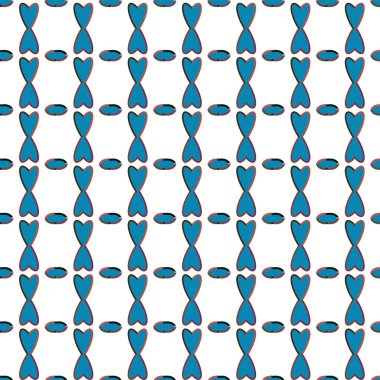 Geometrik süslemeli vektör deseni. Kusursuz tasarım dokusu 