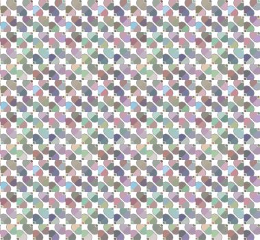 Geometrik süslemeli vektör deseni. Kusursuz tasarım dokusu 