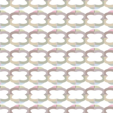 Geometrik süslemeli vektör deseni. Kusursuz tasarım dokusu 