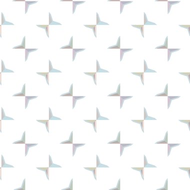 Geometrik süslemeli vektör deseni. Kusursuz tasarım dokusu 