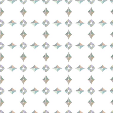 Geometrik süslemeli vektör deseni. Kusursuz tasarım dokusu
