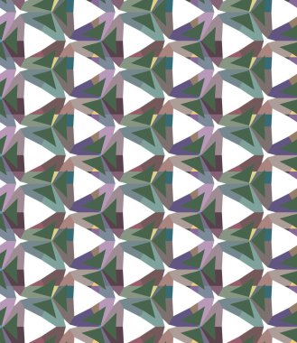 Geometrik süslemeli vektör deseni. Kusursuz tasarım dokusu 
