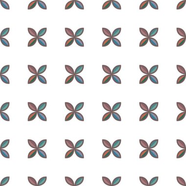 Geometrik süslemeli vektör deseni. Kusursuz tasarım dokusu 